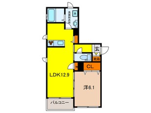 シャ－メゾンフィランジュの物件間取画像